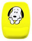 Mouse Pad Ergonomico Fundo Amarelo Snoopy Feliz Mouse Pad Ergonomico Fundo Amarelo Snoopy Feliz