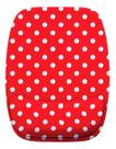 Mouse Pad Ergonomico Fundo Vermelho Bolinhas