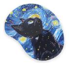Mouse Pad Ergonômico Gatinho Vincent Van Gogh