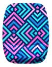 Mouse Pad Ergonomico Geometrico Rosa E Azul Abstrato