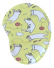 Mouse Pad Ergonômico Gota Gato Brincado Novelo De Lã
