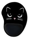 Mouse Pad Ergonomico Gota Gato Preto