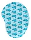 Mouse Pad Ergonômico Gota Golfinhos Azul