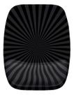 Mouse Pad Ergonomico Preto Efeito Raios De Sol