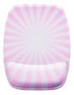 Mouse Pad Ergonomico Rosa Efeito Raios De Sol Mouse Pad Ergonomico Rosa Efeito Raios De Sol