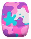Mouse Pad Ergonomico Splash Colorido Rosa Azul