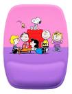 Mouse Pad Ergonomico Turma Snoopy Casinha Roxo