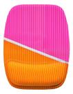Mouse Pad Ergonomico Wallpaper Rosa Laranja