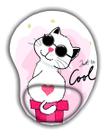 Mouse Pad Estampas Fofas Gatinho/panda Good Vibes Ergonomico