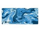 Mouse pad estendido de 600 x 300 mm com design F azul abstrato Mouse pad estendido de 600 x 300 mm com design F azul abstrato