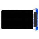 Mouse Pad Extra Grande 700x350x3mm Gamer Base Antiderrapante e Bordas Costuradas Exbom 7035C Mousepad Preto Sem Estampa