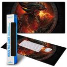 Mouse pad gamer 700 x 350 (dragão de fogo)