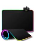 Mouse PAD Gamer Antiderrapante performance com LED na borda 7 Cores