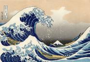 Mouse pad Gamer Arte Japonesa Grande Onda Kanagawa (58cm x 30cm)