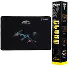 Mouse Pad Gamer Clanm Jungle Com Superfície Estampada Micro Weave Resistente a Água Tamanho 30X25CM Borda Costurada