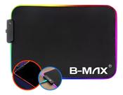 Mouse Pad Gamer Com Led RGB Antiderrapante Impermeável B-Max BM-781 Mouse Pad Gamer Com Led RGB Antiderrapante Impermeável B-Max BM-781