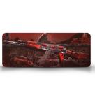 Mouse Pad Gamer Counter Strike AK Vermelha