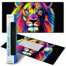 Mouse pad gamer extra grande antiaderente rei leão 700 x 350