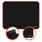 Mouse Pad Gamer Fortrek Speed Borda Cor Vermelha Para Mouse Redragon Razer Logitech Fps Alta Precisão Base de Microfibra 32x24cm