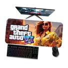 Mouse pad Gamer Grande - GTA VI PAISAGEM COM MULHER 1 - 90x40 80x40 60x40 70x30