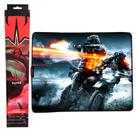 Mouse Pad Gamer Grande KNUP, 420x320mm Superficíe Têxtil Antiderrapante, Borda Costurada - KP-S07
