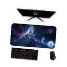 Mouse Pad Gamer Grande - LEAGUE OF LEGENDS LUX COSMICA 2 - 90x40, 80x40, 60x40, 70x30 e 45x40 Mouse Pad Gamer Grande - LEAGUE OF LEGENDS LUX COSMICA 2 - 90x40, 80x40, 60x40, 70x30 e 45x40