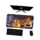 Mouse Pad Gamer Grande - MINIONS 1 - 90x40, 80x40, 60x40, 70x30 e 45x40