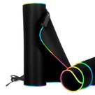 Mouse Pad Gamer Iluminado Led Rgb 7 Cores Tamanho Grande Profissional 80 x 30 cm BA526 Briwax