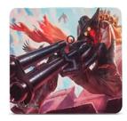 Mouse Pad Gamer Knup Antiderrapante 26X21 Centímetros Guerreiro Armado - KP-S03