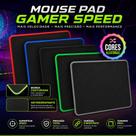 Mouse Pad Gamer Speed Grande Premium Borda Costurada Antiderrapante Alta Precisão Extra Grande Para Teclado e Mouse