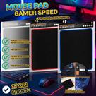 Mouse Pad Gamer Speed Grande Premium Borda Costurada Antiderrapante Alta Precisão Extra Grande Para Teclado e Mouse Mouse Pad Gamer Speed Grande Premium Borda Costurada Antiderrapante Alta Precisão Extra Grande Para Teclado e Mouse