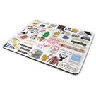 Mouse Pad Geek Icons Moments White - Gilmore Girls