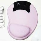 Mouse Pad gota com apoio - gatinho fundo colorido fofo
