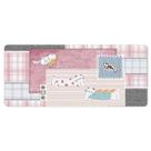 Mouse pad grande, 80x30cm, base de borracha antiderrapante, impermeável