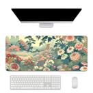 Mouse pad grande floral para mesa 70 x 30 cm antiderrapante Mouse pad grande floral para mesa 70 x 30 cm antiderrapante