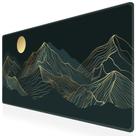 Mouse pad grande iCasso XXL 90x40cm com bordas costuradas e base de borracha