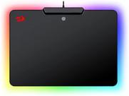 Mouse pad, grande, rigido, biometrico, redragon, com led rgb, epeius