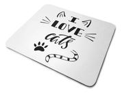 Mouse Pad I Love My Cats
