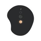Mouse pad lua planeta e sol com apoio