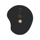 Mouse pad lua planeta e sol com apoio