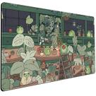 Mouse Pad Mechanical Cattle Cute Frog Green para mesa 80x40cm