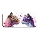 Mouse Pad Neoprene 3mm 70x30cm Casal de Gatinhos
