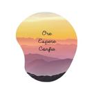 Mouse pad Ore, espere, confia. com apoio
