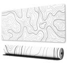 Mouse Pad para jogos Ovenbird Large Topográfico Branco