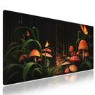 Mouse Pad para jogos Wknoon 80x30cm com bordas costuradas e cogumelos
