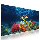 Mouse Pad para jogos Wknoon 80x30cm Sea Turtle Underwater