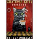 Mouse Pad Plano 18x21 cm Gatinho Rebelde