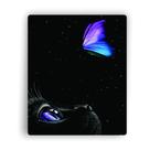Mouse Pad Plano Gato com Borboletas Coloridas