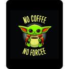 Mouse Pad Plano Geek - Nerd - Emborrachado 18x21 Cm Baby ioda