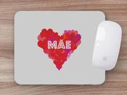 Mouse Pad Presente Criativo Mãe Corações